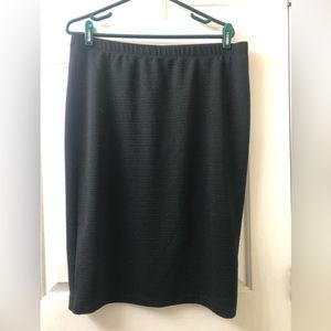 ALYX Black Stretchy Pencil Skirt 3/4 Length, Women’s Size XL